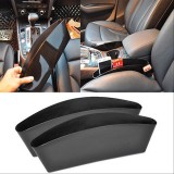 Set 2 organizatoare auto de tip &bdquo;buzunar&rdquo;, montaj intre scaun si consola centrala, dimensiune 35 x 11 cm