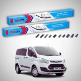 Cumpara ieftin Ștergătoare Ford Transit Custom Gen I V362 Van 2-Door 2012-prezent | Set Față Flat Premium &ndash; TeamCar&reg;