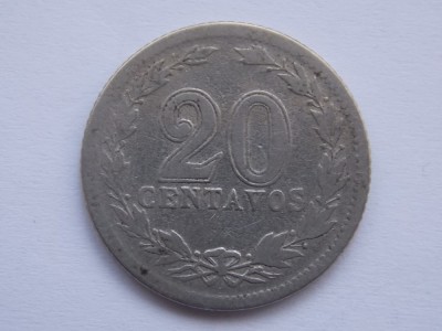 20 CENTAVOS 1921 ARGENTINA foto