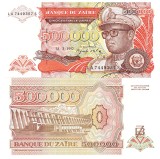 Zair 500 000 500000 Zaires 1992 P-43 UNC