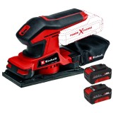 Einhell TC-OS 18/187 Li PXC + Twinpack - Slefuitor cu vibratii 187x90 mm + Set 2 acumulatori Li-Ion 18 V 4 Ah
