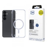 Husa MagSafe pentru Samsung Galaxy S25 S931, 3MK, Just20g, Transparenta