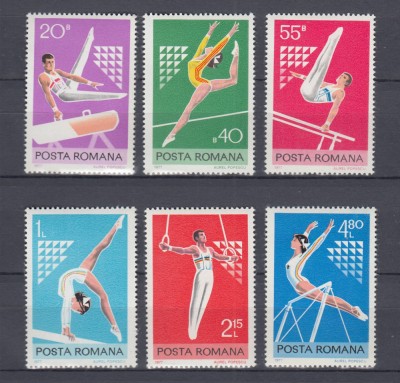 ROMANIA 1977 LP 943 SPORT SERIE MNH foto