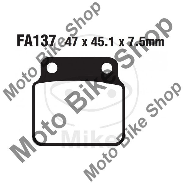 MBS Bremsklotz Standard EBC FA137TT, Cod Produs: 7320034MA