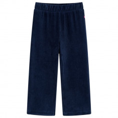 Pantaloni de copii din velur, bleumarin, 92 GartenMobel Dekor