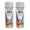 Pachet 2 x Vopsea spray auto alb gri Dupli Color 350 ml
