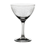 Pahar din cristal pentru vin 250 ml decorat model Lace, Rona