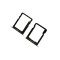 Suport SiM Huawei P8Lite (2015) ALE-L21, Alb, SET