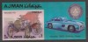 AJMAN 1972 TRANSPORT AUTOMOBILE ( colita nedantelata 3D ) MNH, Nestampilat