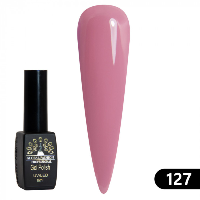 Oja semipermanenta BLACK ELITE, Global Fashion 8 ml, 127