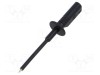 Terminal măsurare HIRSCHMANN 10A 1kV v&acirc;rf 1,4mm negru