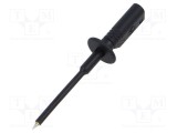 Terminal măsurare HIRSCHMANN 10A 1kV v&acirc;rf 1,4mm negru