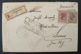 ROMANIA 1920-plic circulat Elvetia2 - stampilate-
