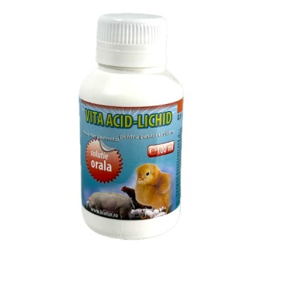 Vita Acid-Lichid 100 ml, aditiv furajer pentru pasari foto