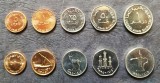 EMIRATELE ARABE UNITE █ SET DE MONEDE █ 5+10+25+50 Fils +1 Dirham █ 1995-1996 █ UNC