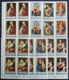 R.Guinea Ecuatoriala. -PICTURI RELIGIOASE-CRACIUN 1971-SERIE 7 V.IN BLOC DE 4-MNH.**GEQ 013