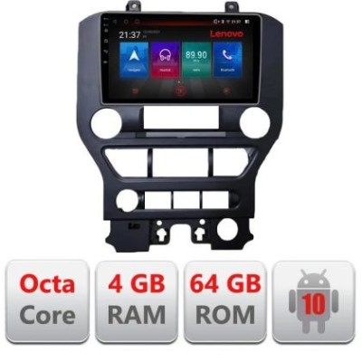 Navigatie Ford Mustang 2015-2020 E-MUSTANG Octa Core cu Android Radio Bluetooth Internet GPS WIFI DSP 4+64GB 4G CarStore Technology foto