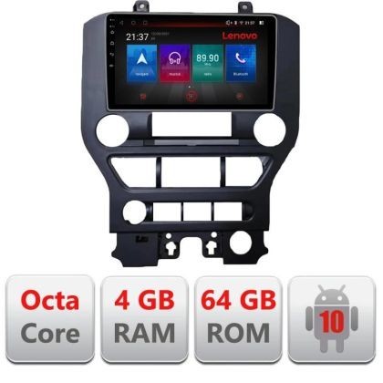 Navigatie Ford Mustang 2015-2020 E-MUSTANG Octa Core cu Android Radio Bluetooth Internet GPS WIFI DSP 4+64GB 4G CarStore Technology