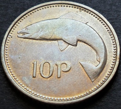 Moneda 10 PENCE - IRLANDA, anul 1993 *cod 4137 A foto