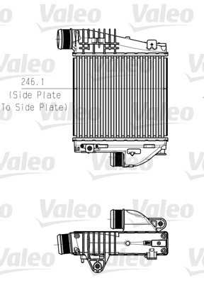 VALEO 818290 Intercooler, compresor foto