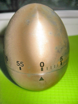 9692-Ceas sonerie avertizare reglabil vintage ou functional metal. foto