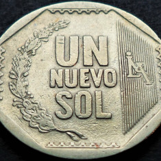 Moneda exotica 1 NUEVO SOL - PERU, anul 2009 * Cod 4495