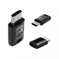 Adaptor USB Type-C - Micro USB Samsung GH98-40218A Original Negru