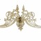 Candelabru Art Nouveau din fonta cu doua brate FID032
