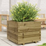 Cumpara ieftin Jardinieră de grădină, 60x60x49,5 cm, lemn de pin impregnat