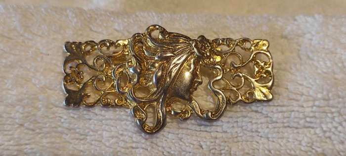BROSA unica FRANTA 1900 art nouveau SPLENDIDA vintage DE EFECT superba ELEGANTA