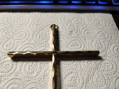 Crucifix vintage din metal foto
