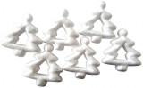 Figurina bradut pentru activitati crafts,polistiren,6cm,10 bucati set