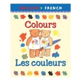 Colours - Carte bilingvă (Engleză-Spaniolă) pentru copii preșcolari, &icirc;nvățare cuvinte și culori, cu ursuleți