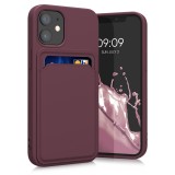 Husa pentru Apple iPhone 12 Mini, Silicon, Violet, 55111.190, kwmobile, Carcasa