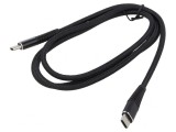 Cablu USB-C 2.0 Negru 1m 480Mbps