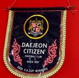 Fanion (rar-brodat) fotbal - FC DAEJEON CITIZEN (Coreea de Sud)