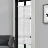 [neu.haus] Roleta armonica / perdea plisata - 50 x 125 cm - alb - protectie impotriva luminii si a soarelui - jaluzea - fara gaurire HausGarden Leisur, [neu.haus]