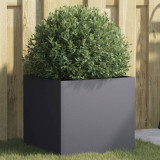 Gossi jardiniera, antracit, 42x40x39 cm, otel laminat la rece
