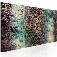 Tablou canvas - Mandala: Nodul pacii - 120x40 cm foto