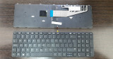 Tastatura laptop noua HP ProBook 650 G2 655 G2 Black Frame Black Backlit With Point Win8 Reprint Big Enter