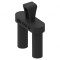 Adaptor banană 4mm priză mufă x2 36A 1kV neagră