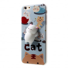 Husa APPLE iPhone 7 \ 8 - 4D Squishy (Cats in Heaven) foto