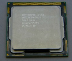 Procesor intel i5-750 quad core socket 1156 2.66-3.2 Ghz 8MB Cache + pasta foto