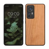 Husa kwmobile pentru Xiaomi 12T/12T Pro, Lemn, Maro, 60149.05, Carcasa