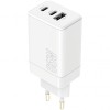 Incarcator Retea MaXlife MXTC-08-65ACC, 65W, 3.25A, 1 x USB-A - 2 x USB-C, Alb
