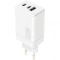 Incarcator Retea MaXlife MXTC-08-65ACC, 65W, 3.25A, 1 x USB-A - 2 x USB-C, Alb