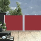 Cumpara ieftin Copertină laterală retractabilă de terasă, roșu, 140 x 1200 cm