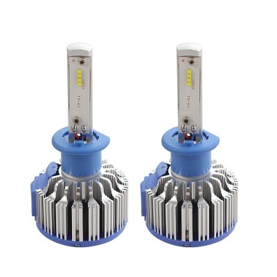 Set 2 LED-uri Auto Techstar&amp;reg; T1, H1, 35w, 8000 Lumeni, 6000K, AUTO, 12-24 Volti, CREE, Canbus, Radiator Aluminiu foto