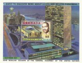 Grenada 1978 - Spatiu , Cercetarea O.Z.N.-urilor , Colita dantelata , MNH , Mi.Bl.75