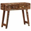 VidaXL Masă consolă, 90x32x75 cm, lemn masiv recuperat